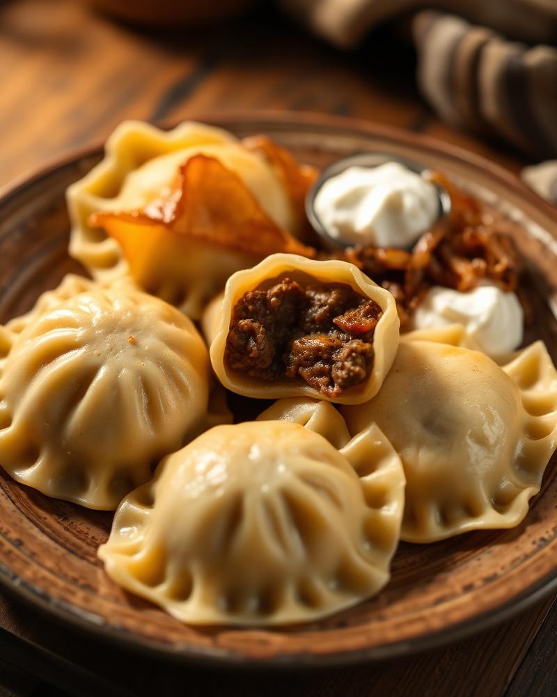 Pierogi z mięsem